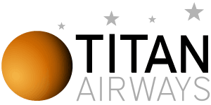 Manchester Airport Terminal 2 - Titan_Airways_logo